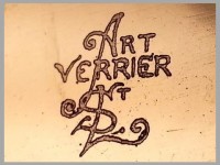 ENCY AVESN signatuur Art Verrier St Louis Pierre Girre